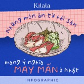 Infographic: Những món ăn từ hải sản mang ý nghĩa may mắn tại Nhật Bản