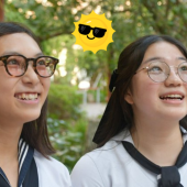 Nắng nóng gay gắt, một trường học Nhật Bản thêm kính mát vào quy định đồng phục