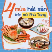 Bốn mùa hải sản trên xứ Phù Tang