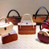 Những chiếc túi gỗ tinh xảo của nghệ nhân Nhật Bản