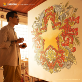 Bia Sapporo hợp tác với nghệ sĩ Việt ra mắt phiên bản giới hạn Tết 2026