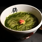 Mới lạ với hương vị ramen matcha tại Nhật