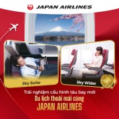 Japan Airlines nâng cấp máy bay cho hành trình Tp. Hồ Chí Minh - Tokyo