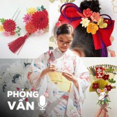 Nghệ nhân Lý Thanh Phương: Người làm hoa “nở” từ vải lụa Nhật Bản