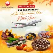 Japan Airlines đưa bạn khám phá ẩm thực mùa thu Nhật Bản